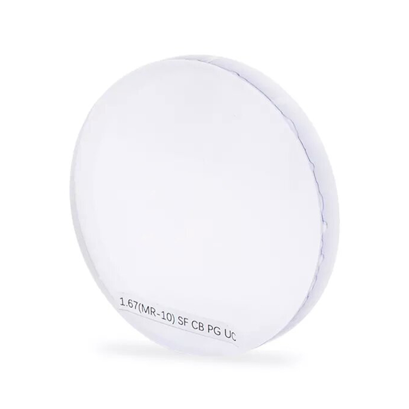 1,67 Puolivalmis fotokrominen yksinäkölinssi