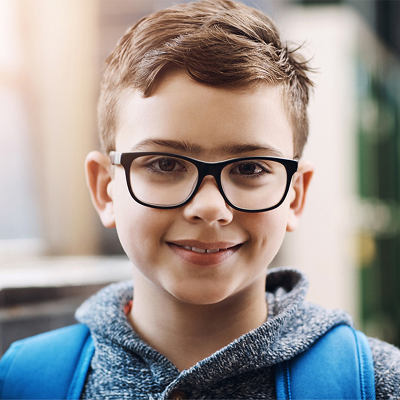 Kahdeksankulmainen pyöreä myopian hallintalinssi